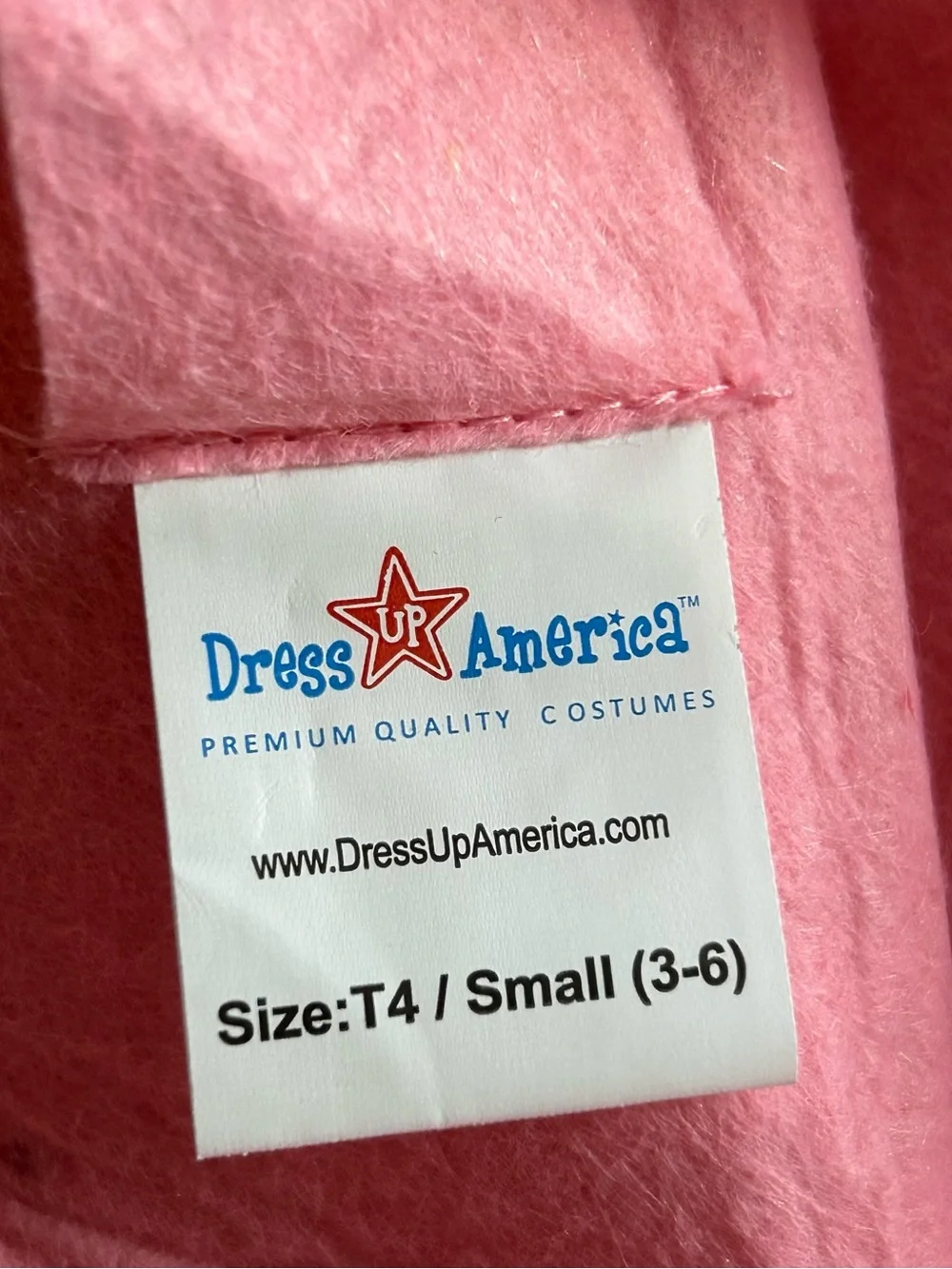 Dress Up America Pink Cupcake Kids Costume Tunic with Headband Small T4 (3-6)